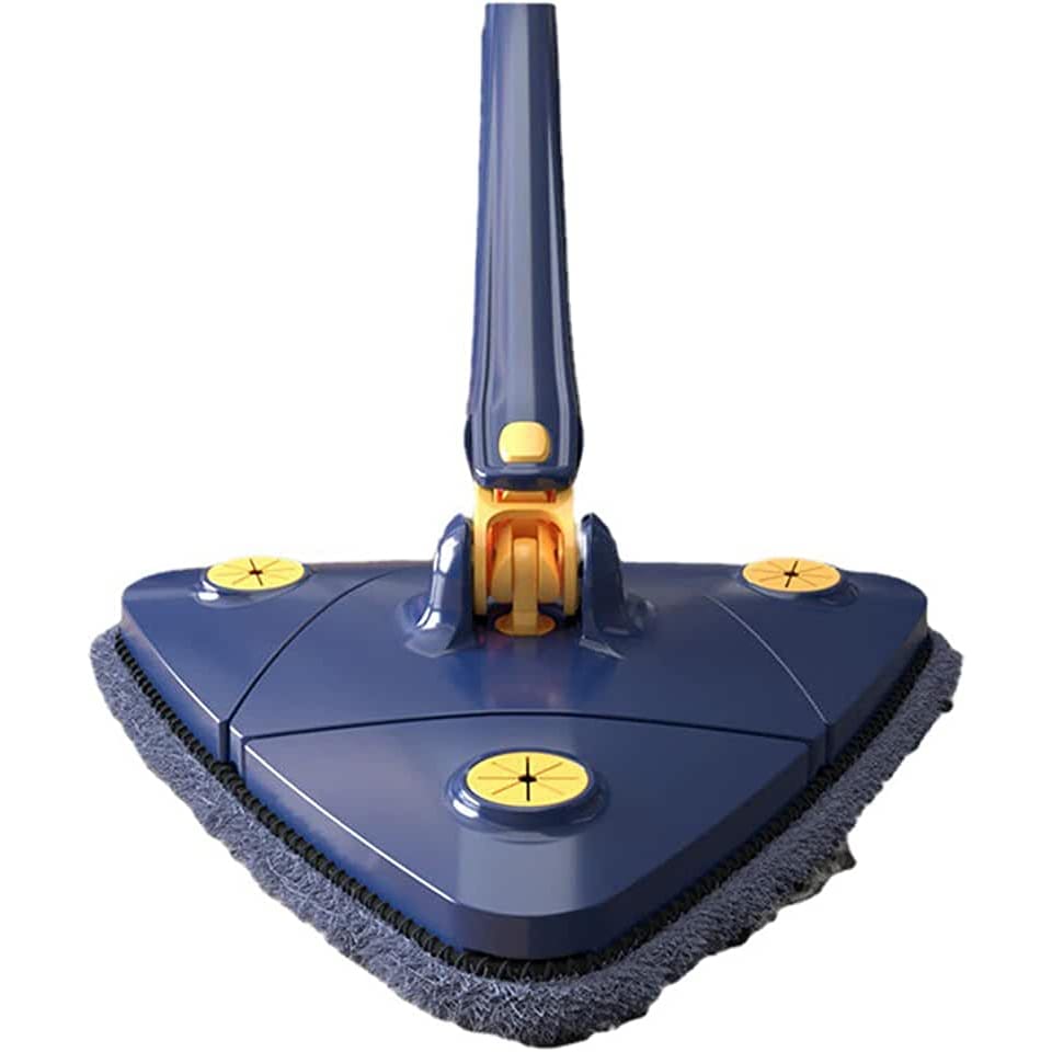 Triangle Mop Cleaning Mop Adjustable Swivel 360° Retractable Professional