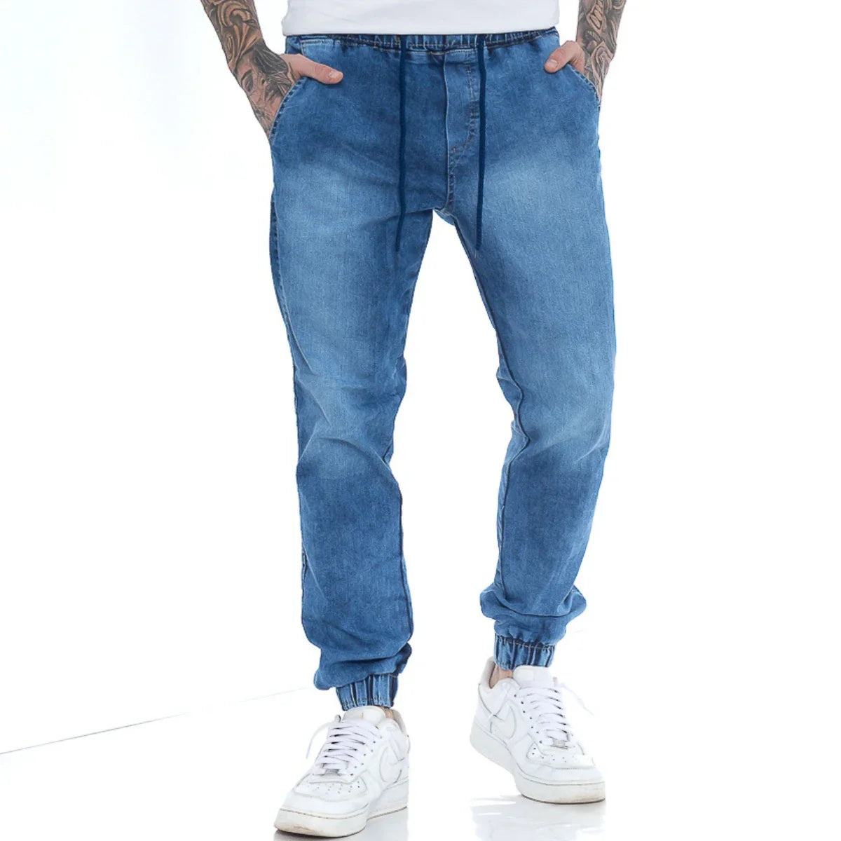 Calça Jeans Jogger Casual