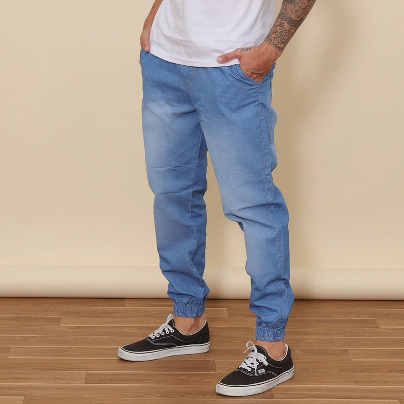 Calça Jeans Jogger Casual