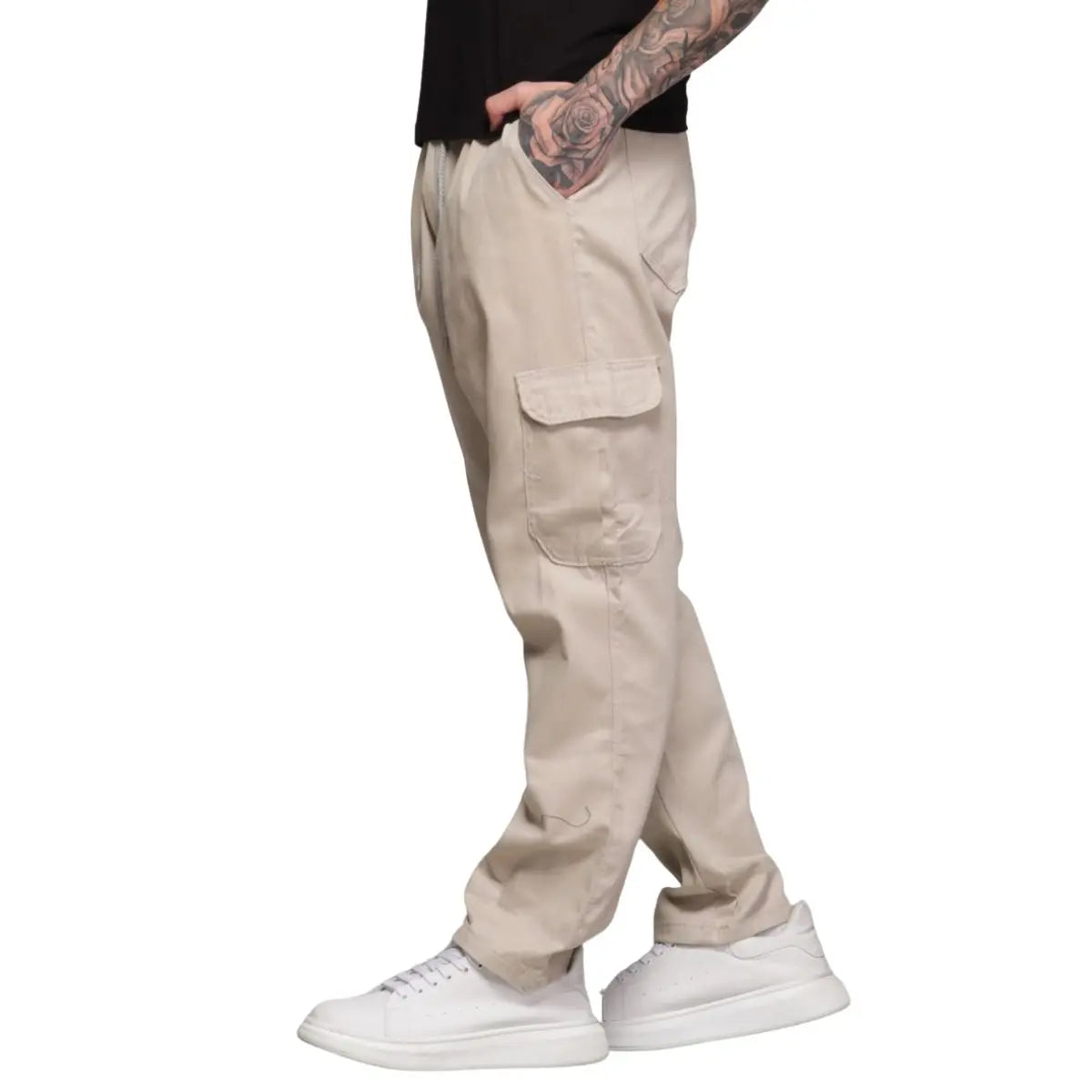 Calça Masculina Cargo Estilo Casual