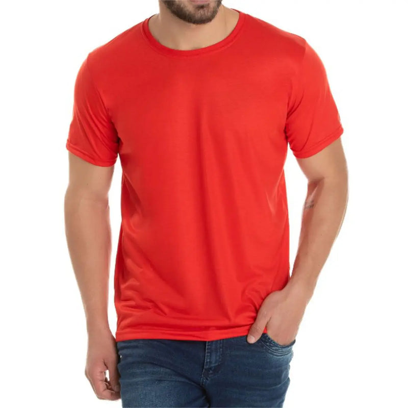 Kit 05 Camisetas Masculinas Básicas Algodão