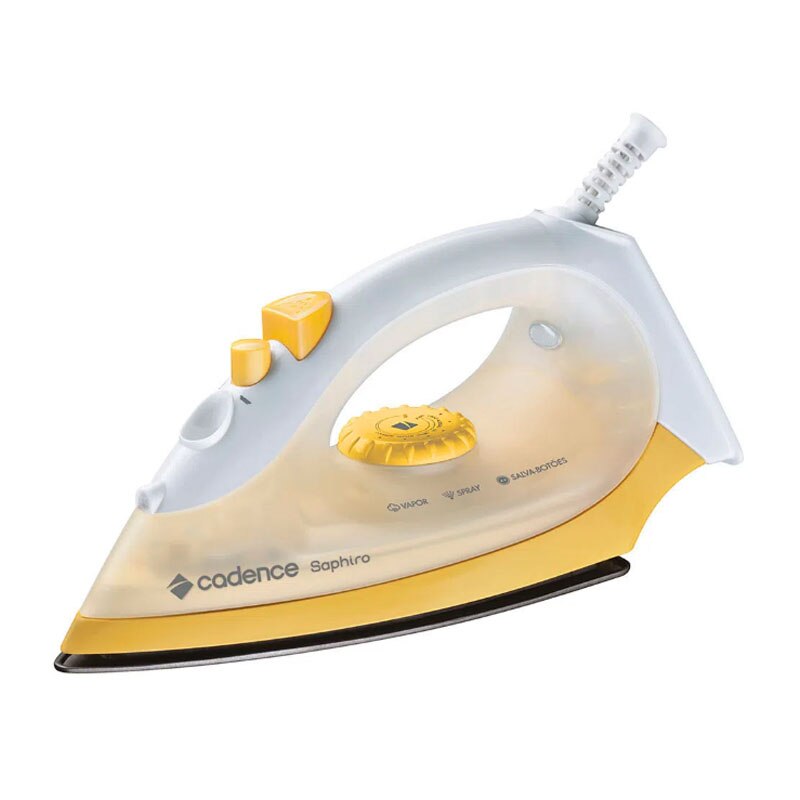 Clothes iron 110 V Saphiro Yellow/White Cadence Iro200-127