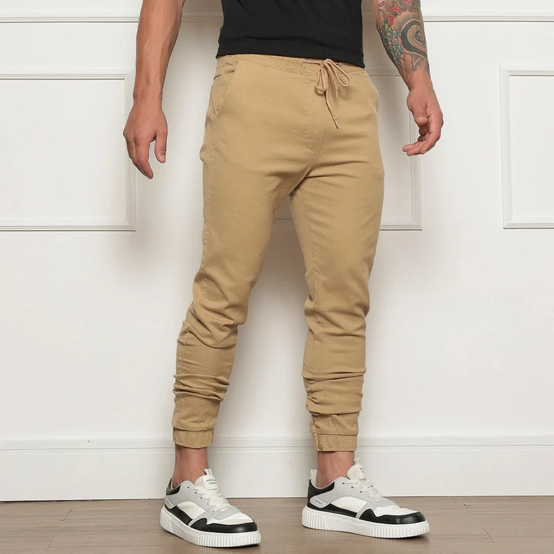Calça Casual de Sarja Jogger