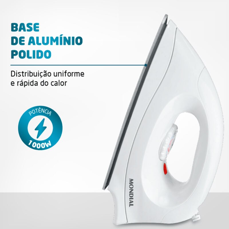 Dry Iron 220V Fsn-55-W White Mondial 5004-02