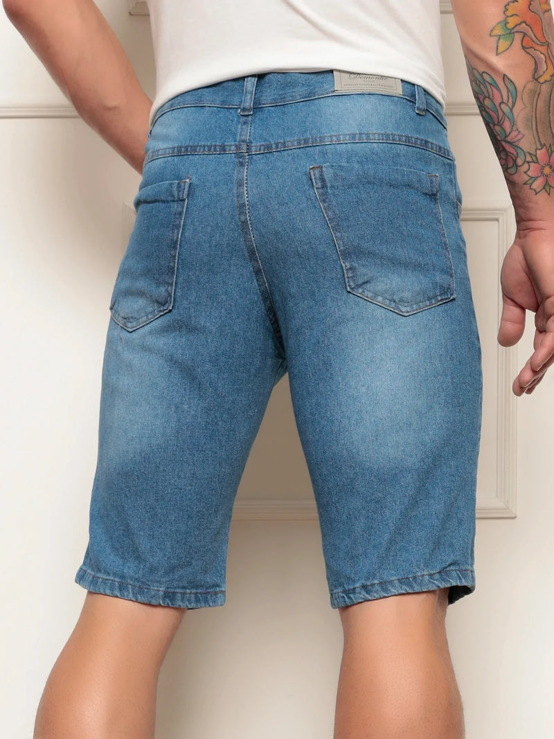 Kit 02 Bermuda Jeans Masculina Casual