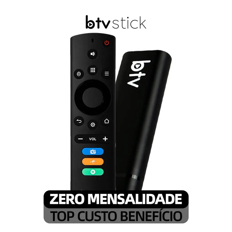 BTV Stick 4K 5G + Wifi 2024: Mais Compacto e Avançado - Android 9.0 (Promoção Limitada)