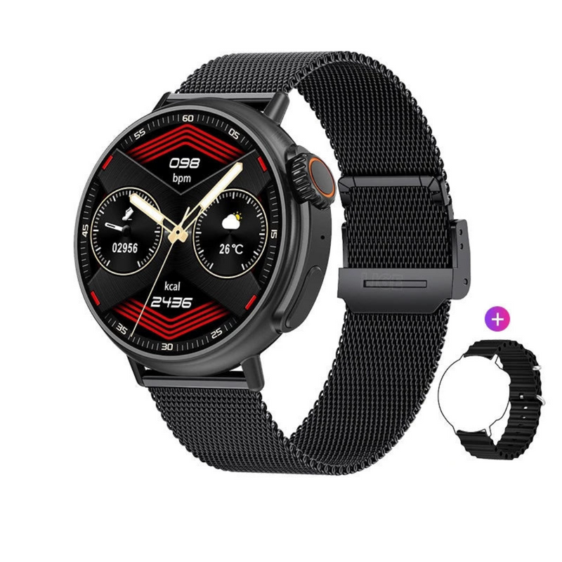 2023 New Unisex NFC Smart Watch 1.6 Inch Ultra Series Waterproof Fitness Bracelet