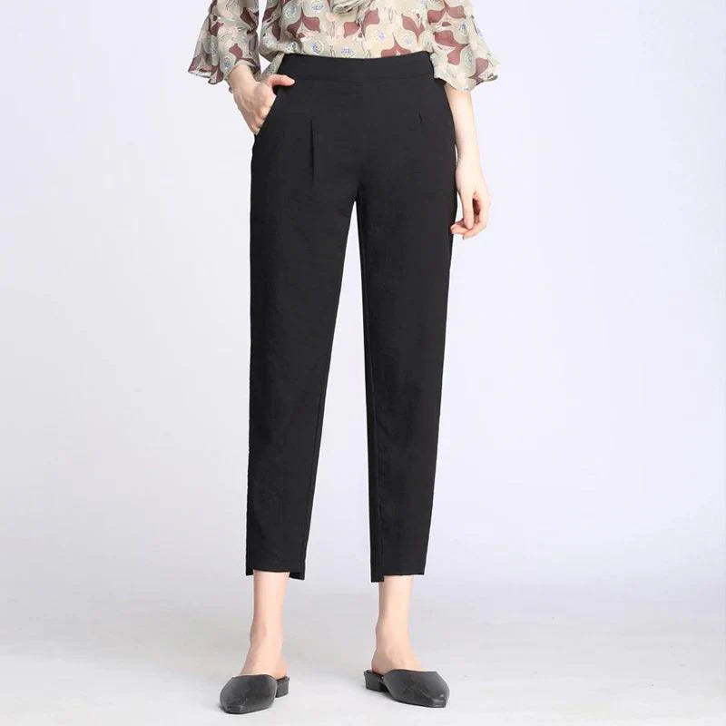 Calça Capri de Linho