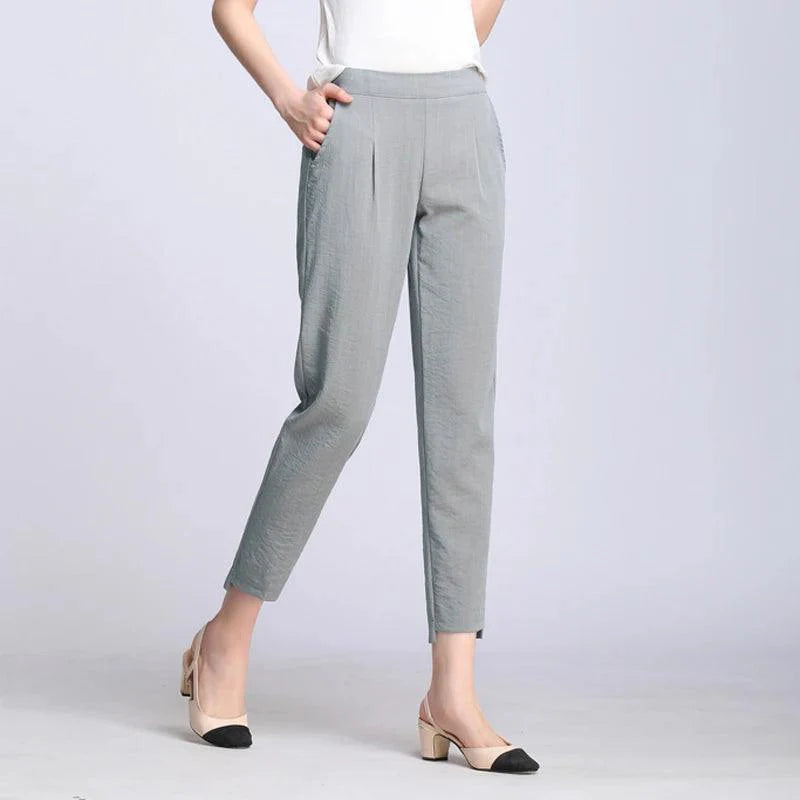 Calça Capri de Linho