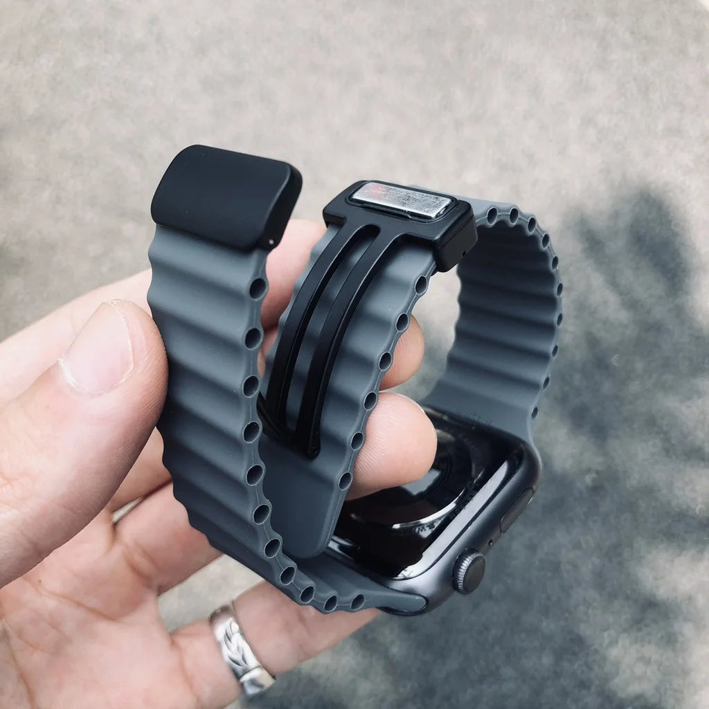 Pulseira de fivela magnética para apple watch band ultra