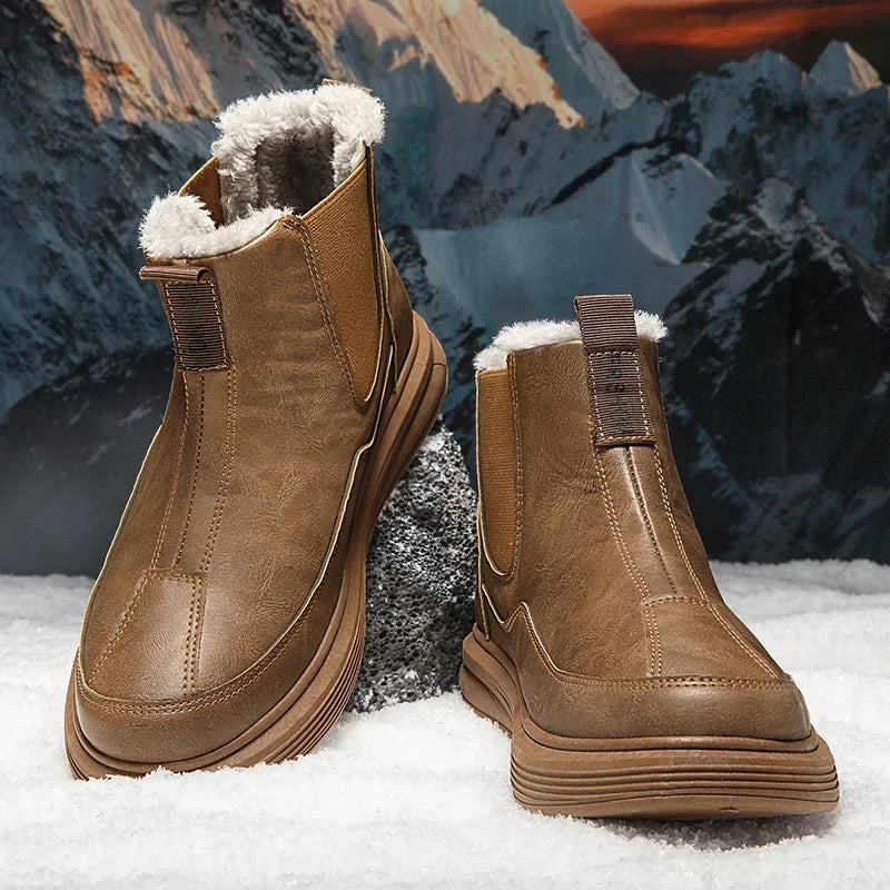 Bota de Couro Inverno Passeio Sofisticado