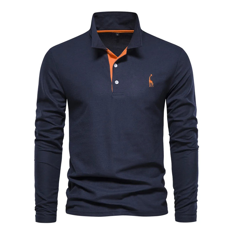 Camisa Polo Manga Comprida Giraffe