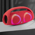 Waterproof Portable Bluetooth Speaker High Power RGB Colorful Light Subwoofer