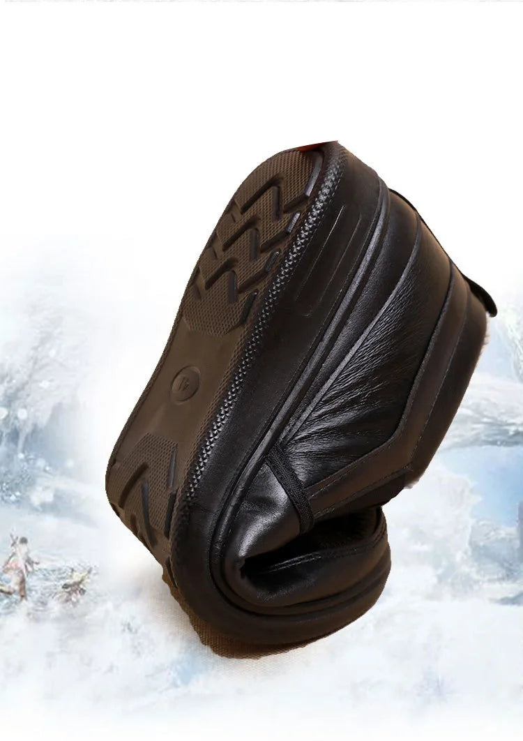 Mocassim de Couro Inverno Forrado Winter
