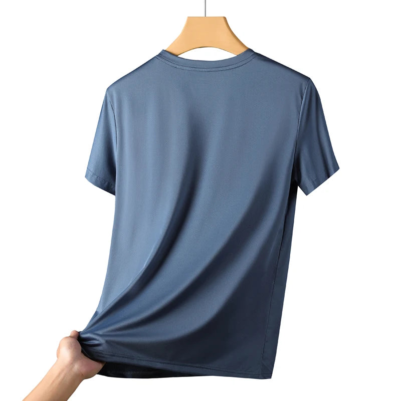 CHRLCK Camisetas Masculinas Esportiva Secagem Rápida, Respiráveis, Com Elasticidade Macia