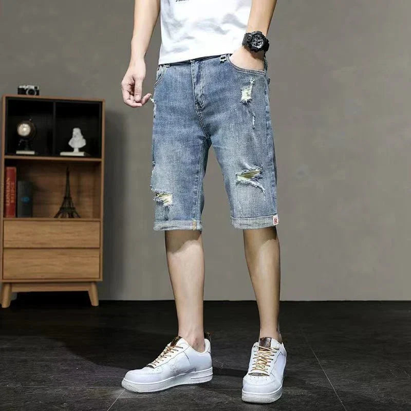 Bermuda Jeans Carga Baggy