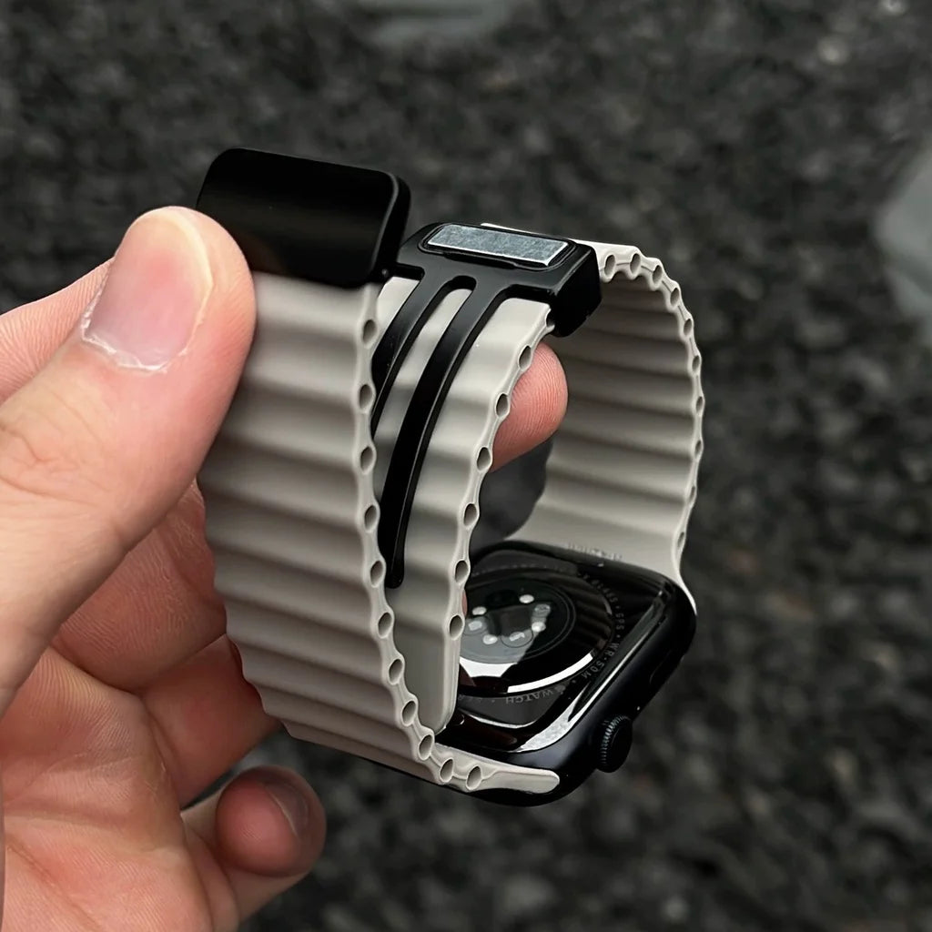 Pulseira de fivela magnética para apple watch band ultra