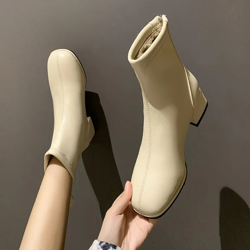 Bota de Couro Inverno Cano Baixo - Geado