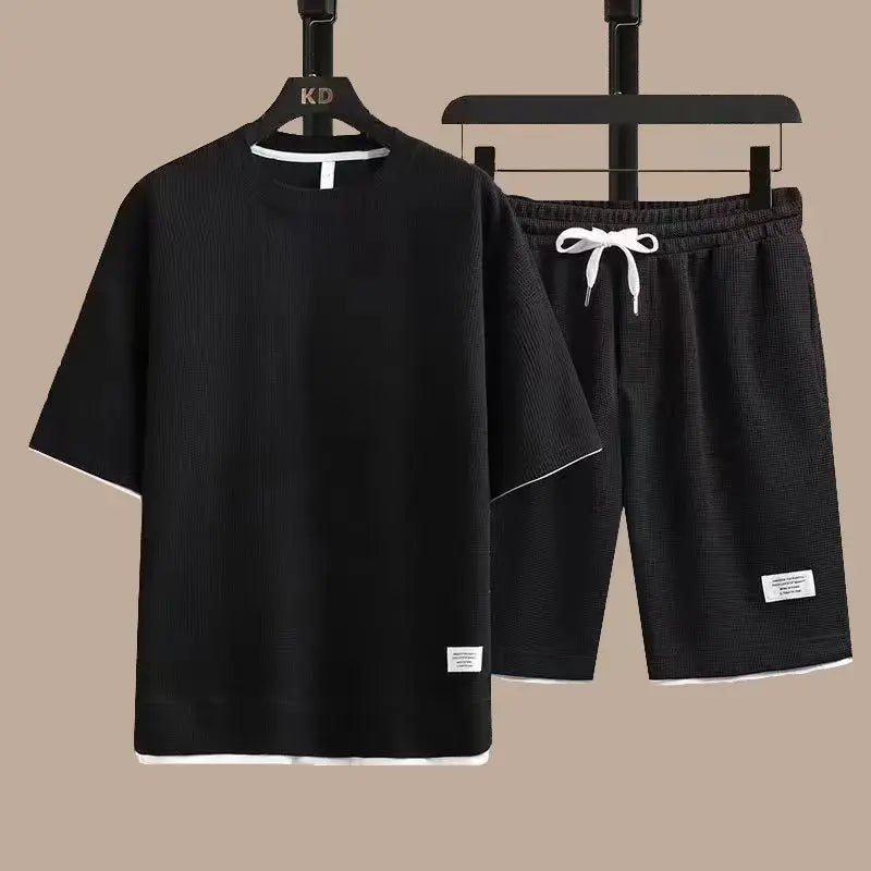 Conjunto Casual Tecido Grosso Loose