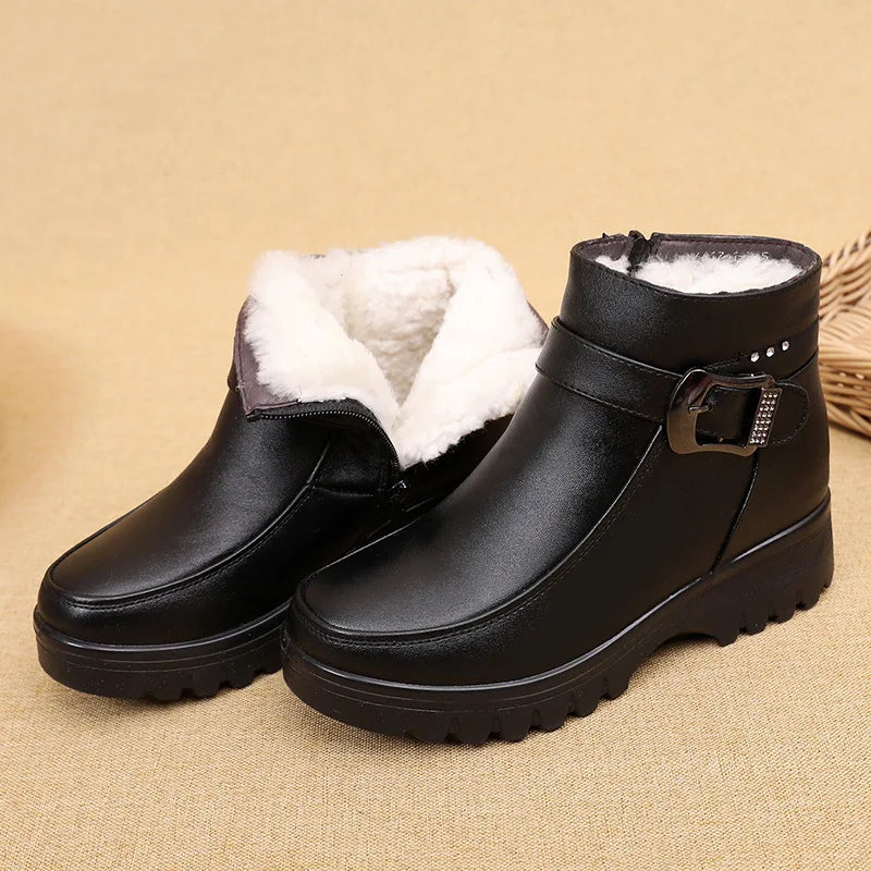 Bota Inverno Acolchoada Impermeável
