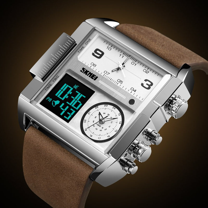 SKMEI Original Elegance Square Men's Watch