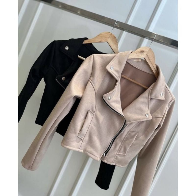 Women's Suede Jacket Stylish Jacket