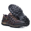 Men's Adventure Trail Waterproof Leather Comfort Tennis Shoes + Anatomical Insole