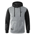 Men's Sweatshirt Small Symbol Assorted Colors With Pocket Hood and Drawstring