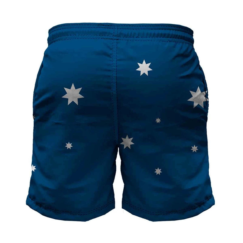 Short Australian Flag Tactel Masculino com Bolsos