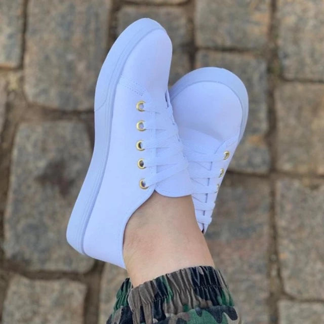 Women's White Casual Non-Slip Sneakers Promotion Immediate Shipping