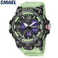 SMAEL Original Men's Watch Fashion Waterproof Military Watches Digital Casual Camouflage 8008M