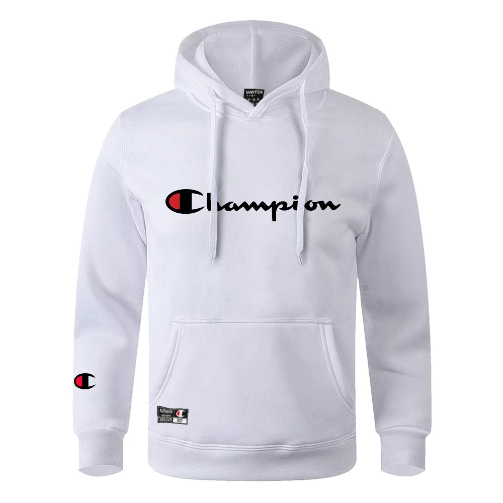 Blusa De Frio Moletom Canguru Champion Blusão Winter capuz e Bolso