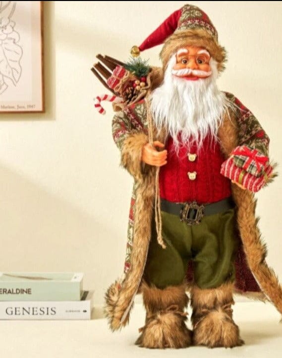 Boneco de Papai Noel Grande Decoração de Natal
