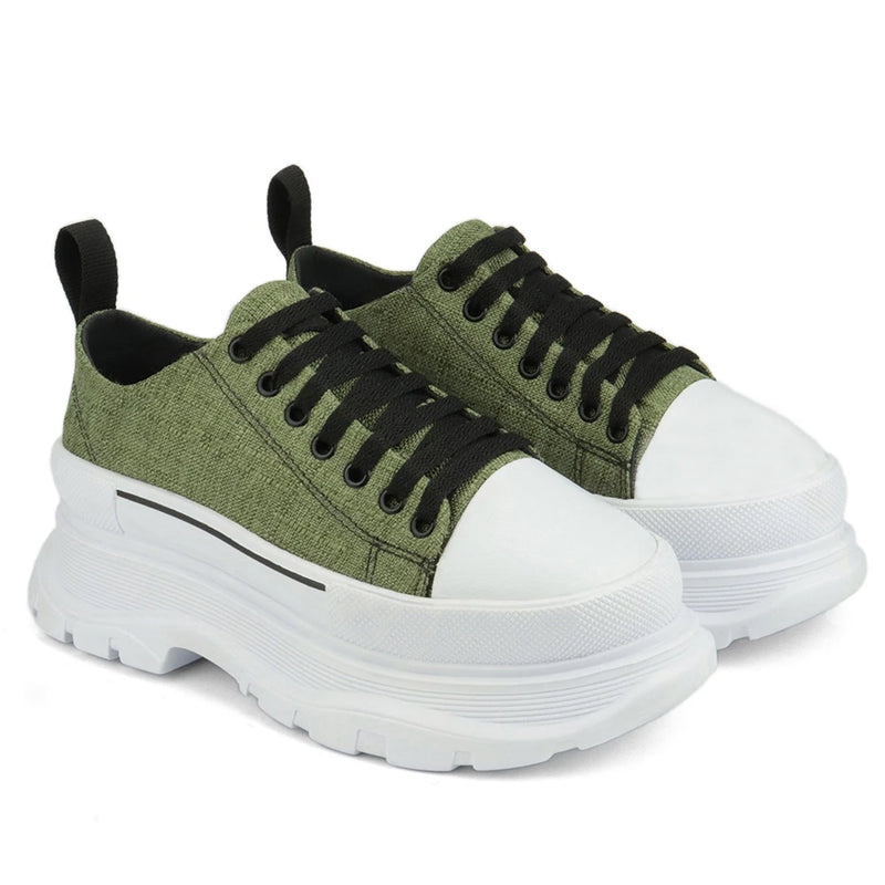 Tênis Plataforma Feminino Influencer Sola Alta Confortavél Leve Sneaker Casual Sophia