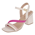 Stilo Rosê Women's Sandal Thick Heel Medium Comfortable Straps-8400