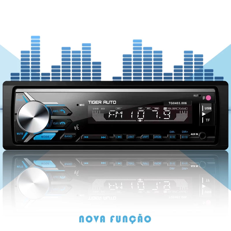 Car Radio Pioneer Bluetooth USB Voice Control Mp3 Sound Tiger Radio Tg-4.3.006 SD