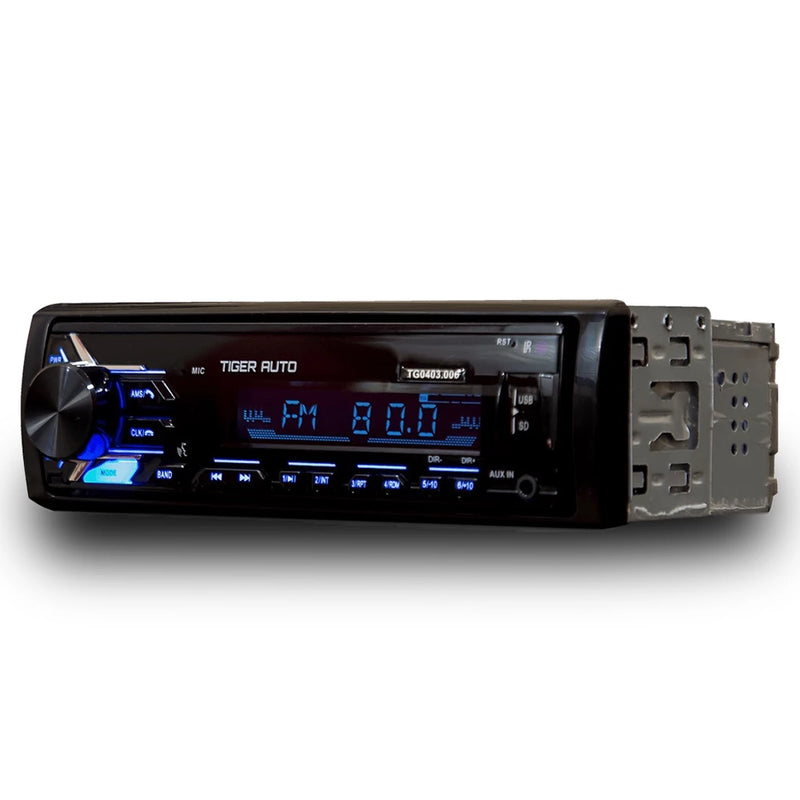 Rádio Automotivo Tipo Pioneer Bluetooth Comando de Voz USB Som Mp3 Tiger Radio Tg-4.3.006 SD