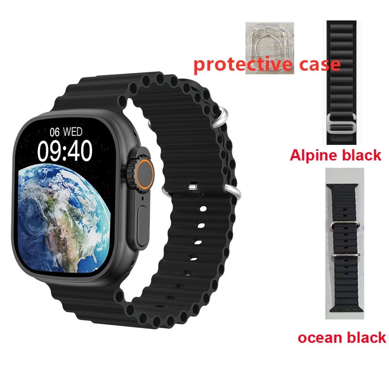 U9 Ultra Smart Watch Max 2 Series 9 Compass 2.2 Large Screen IP68 49mm Original GPS