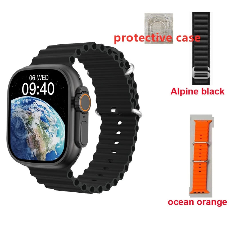 U9 Ultra Smart Watch Max 2 Series 9 Compass 2.2 Large Screen IP68 49mm Original GPS