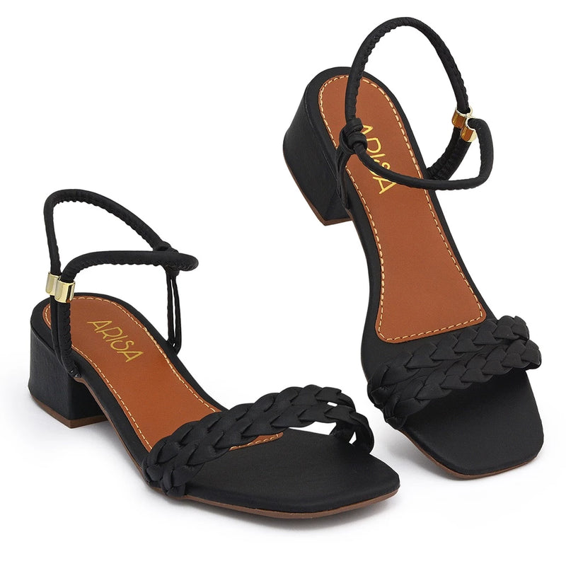 Comfortable Block Heel For Everyday Arisa Versatile Sandal Launch