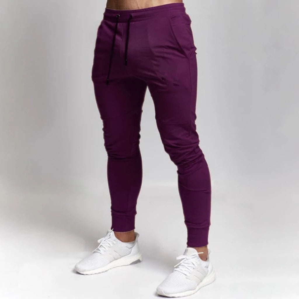 Flannel Fitness Training Pants Plain Sweatshirt Versatile Colors