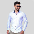 Camisa Social Masculina Manga Longa de Luxo Slim Fit