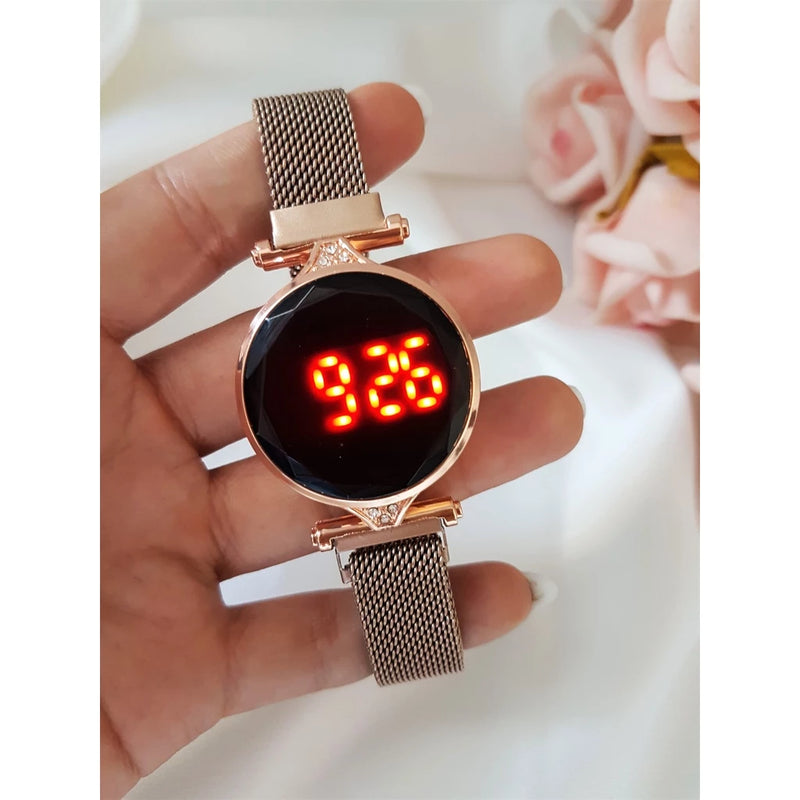 Rose Gold Touch Women's Watch