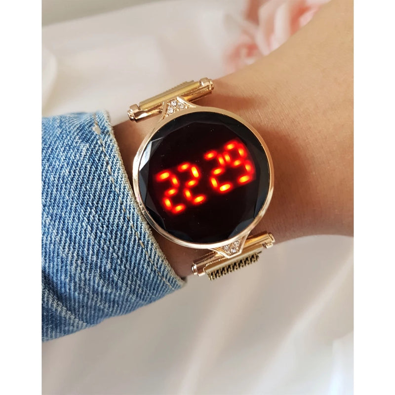 Rose Gold Touch Women's Watch