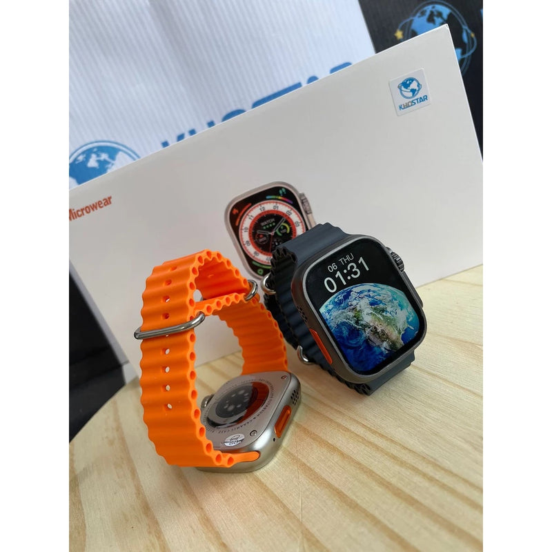 Smartwatch W68+ Ultra Max Watch 8 Ultra Max Relógio Inteligente Série 8 Tela 2.02 49mm Original Lançamento 2023 Película 3D