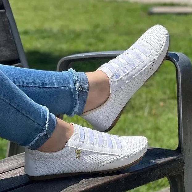 Women's comfort casual moccasin style sneakers