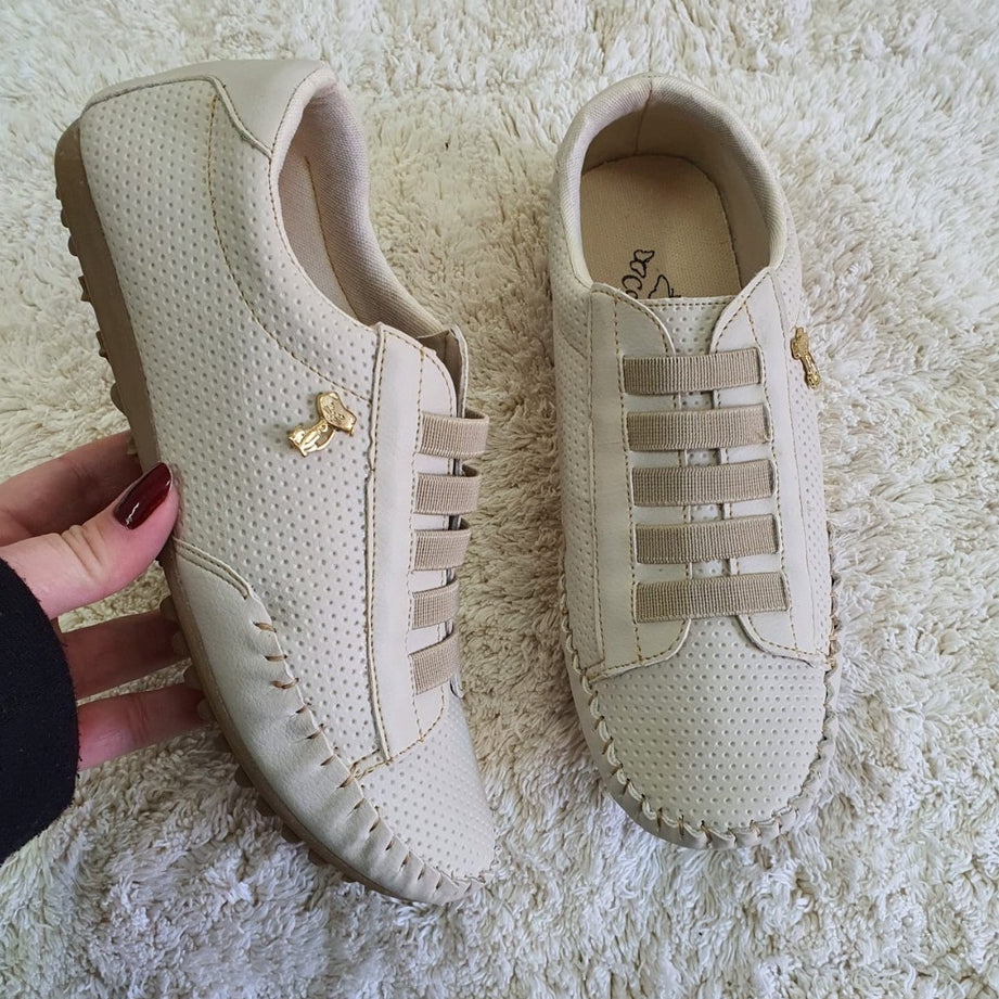 Women's comfort casual moccasin style sneakers