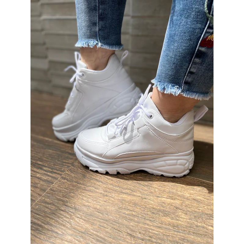 Women's Buffalo Chunky Sneaker White