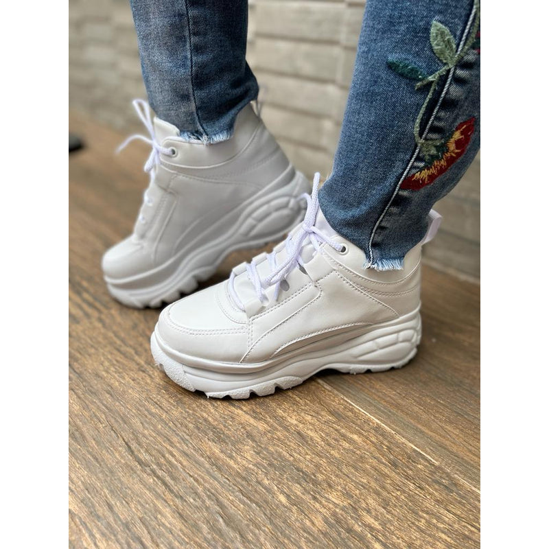 Women's Buffalo Chunky Sneaker White