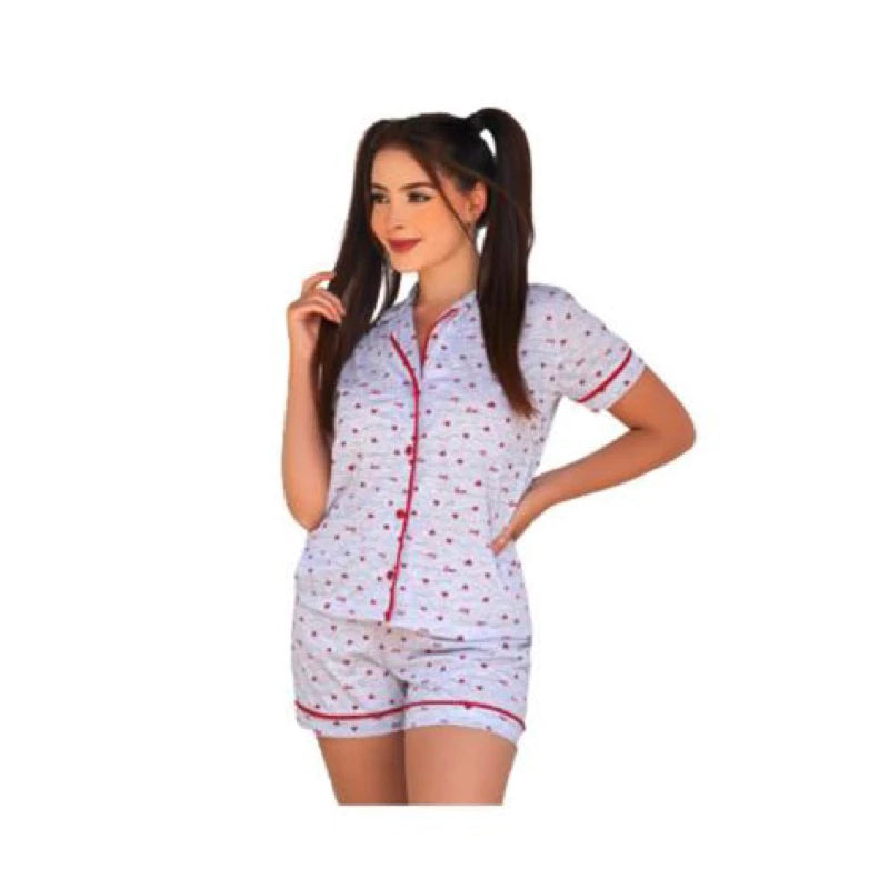 Pijama Feminino Aberto Adulto Baby Doll Americano Luxo